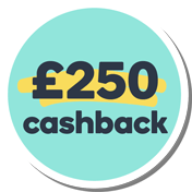 250 cashback or TRAM roundel