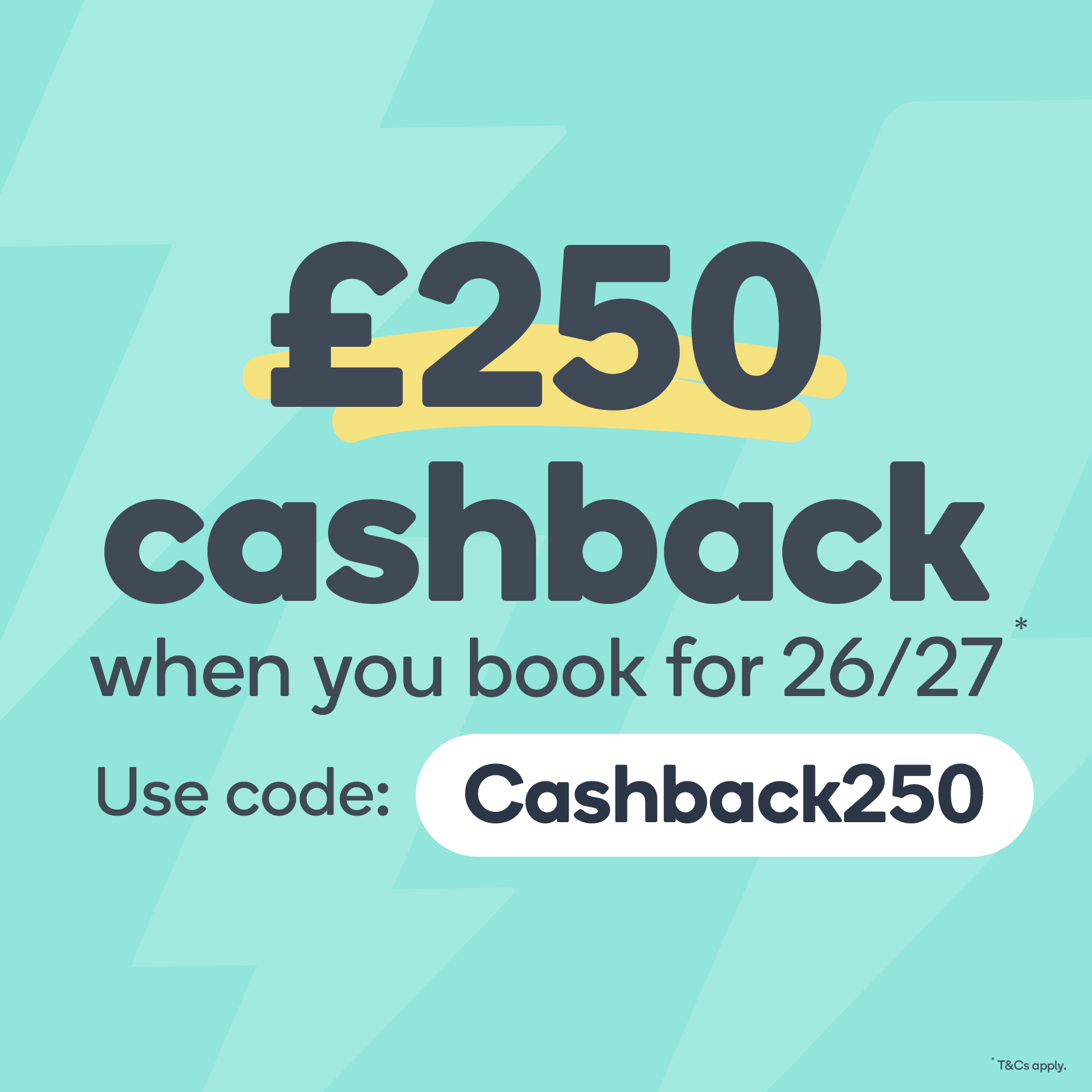 250 Cashback Web Tile