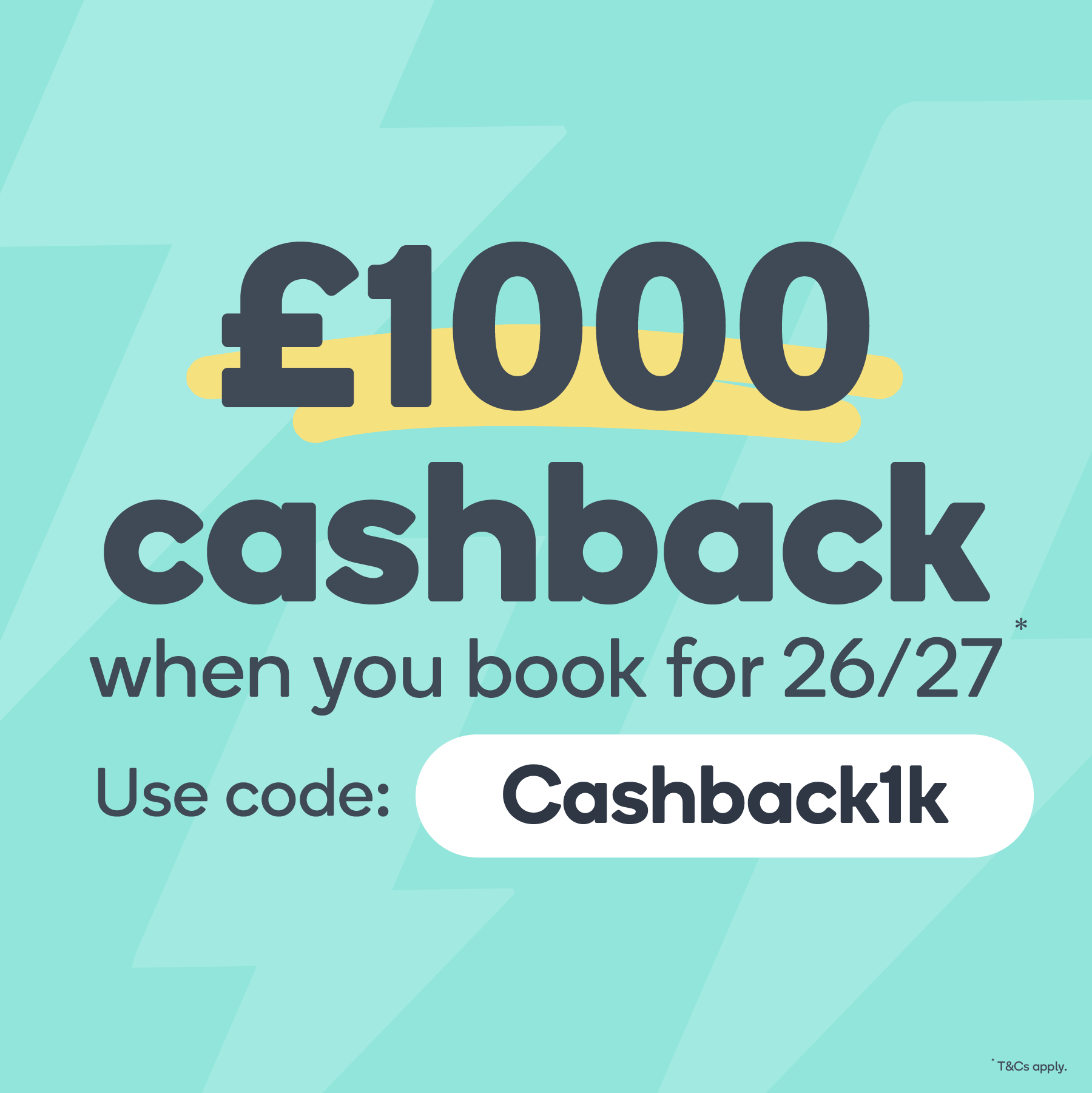 Cashback 1000 cashback tile